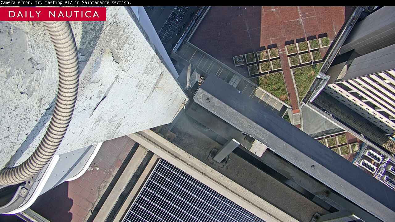 Webcam Genova Wtc con ripresa sul porto