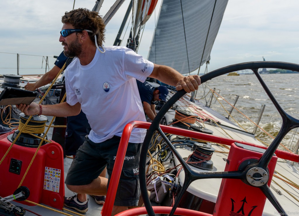 Giovanni Soldini su Maserati