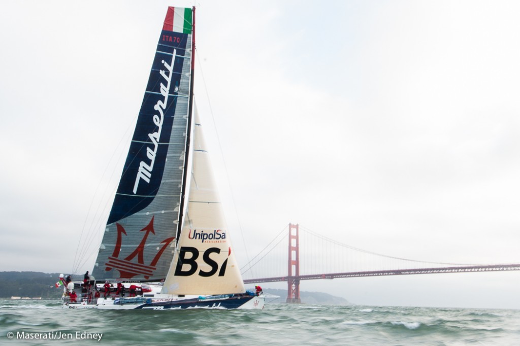 Maserati leaving San Francisco May 9, 2015