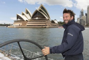 Giovanni Soldini al via per la Rolex Sydney-Hobart