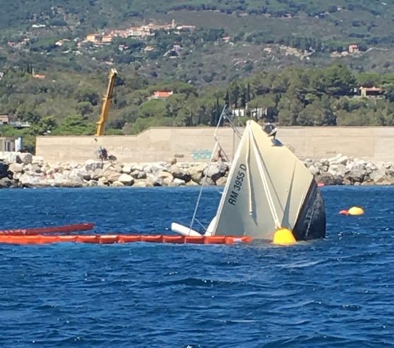 Il Ferretti affondato al'Isola d'Elba
