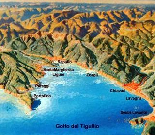 Mappa del Golfo del Tigullio