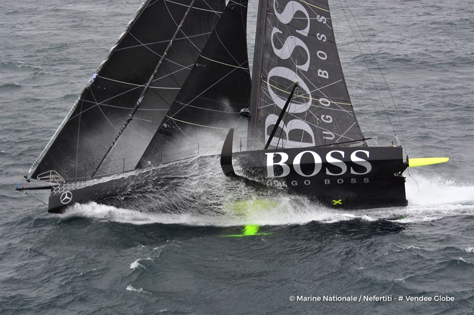 Hugo Boss al largo delle Kerguelen