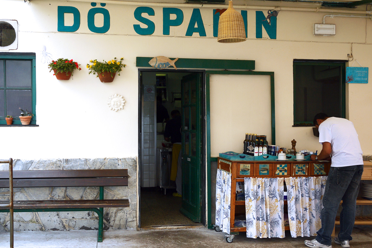 L'ingresso dell'antica trattoria Spadin