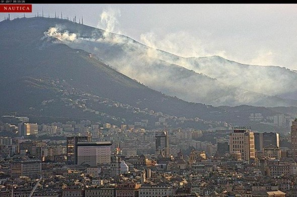 incendio monte fasce