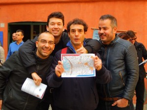 gruppi durante orienteering