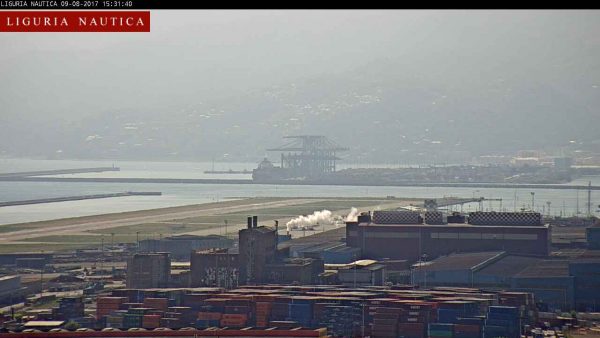 Webcam Genova Wtc con ripresa sul porto