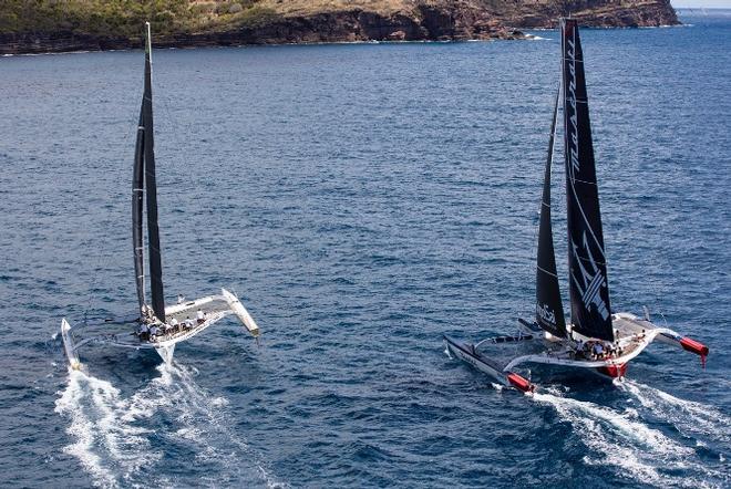 Maserati e Phaedo3 durante la Rorc 2017