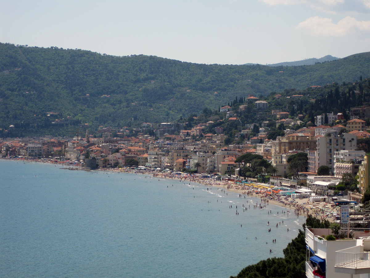 Una panoramica di Alassio