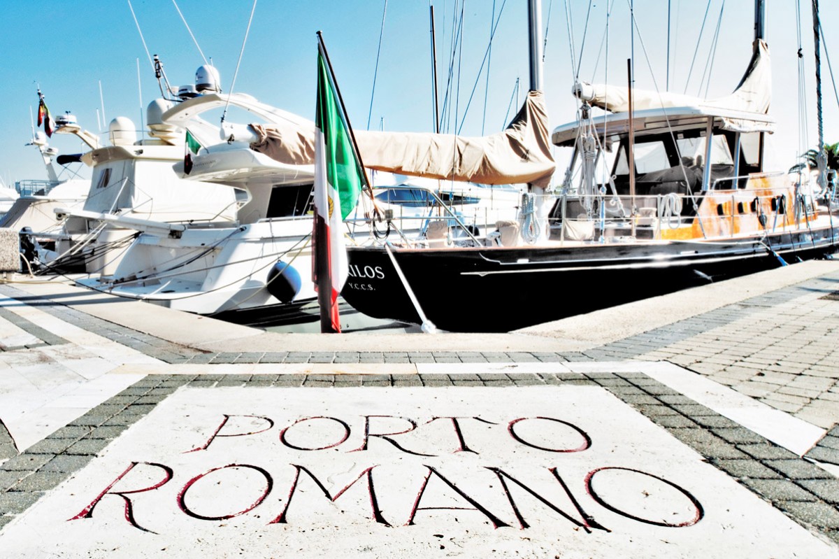 Porto Romano, una delle più prestigiose  marine in Italia