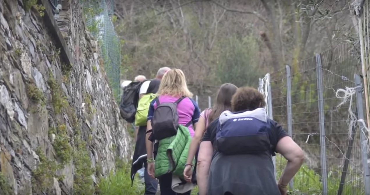 Escursione Rapallo-Santuario di Caravaggio. Partenza.