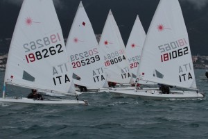 Laser in bolina