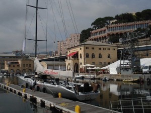 Una panoramica della sede nautica dello Ycht Club 'Duca degli Abruzzi' di Genova