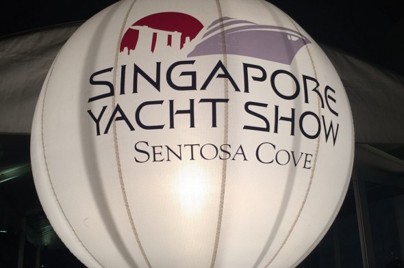 Sentosa Cove, la location dove si è svolto il Singapore Yacht show 2017