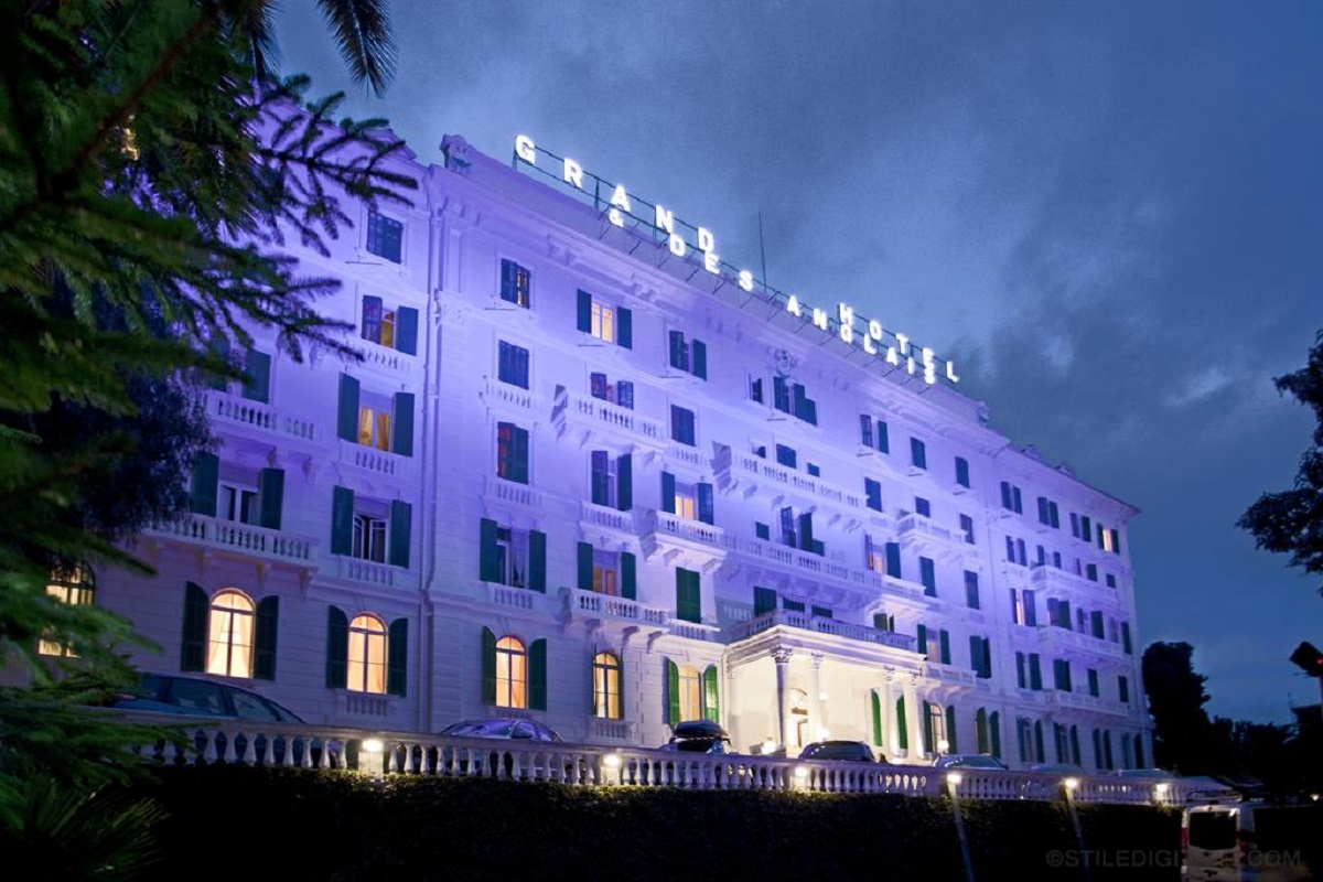 Grand Hotel e Des Anglais fronte