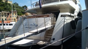 Il megayacht Serenity sbarca a Portofino