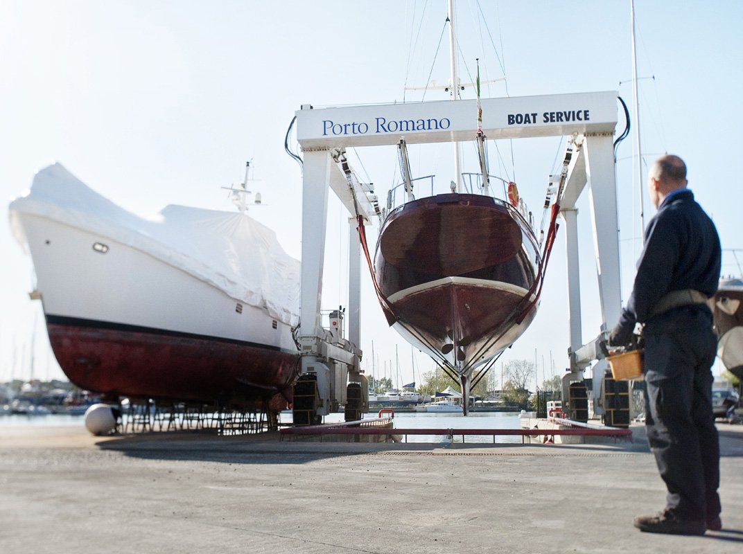 Il boat service di Porto Romano