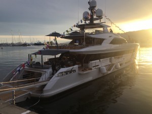 Cerimonia di inaugurazione del mega yacht Vertige di Tankoa Yachts