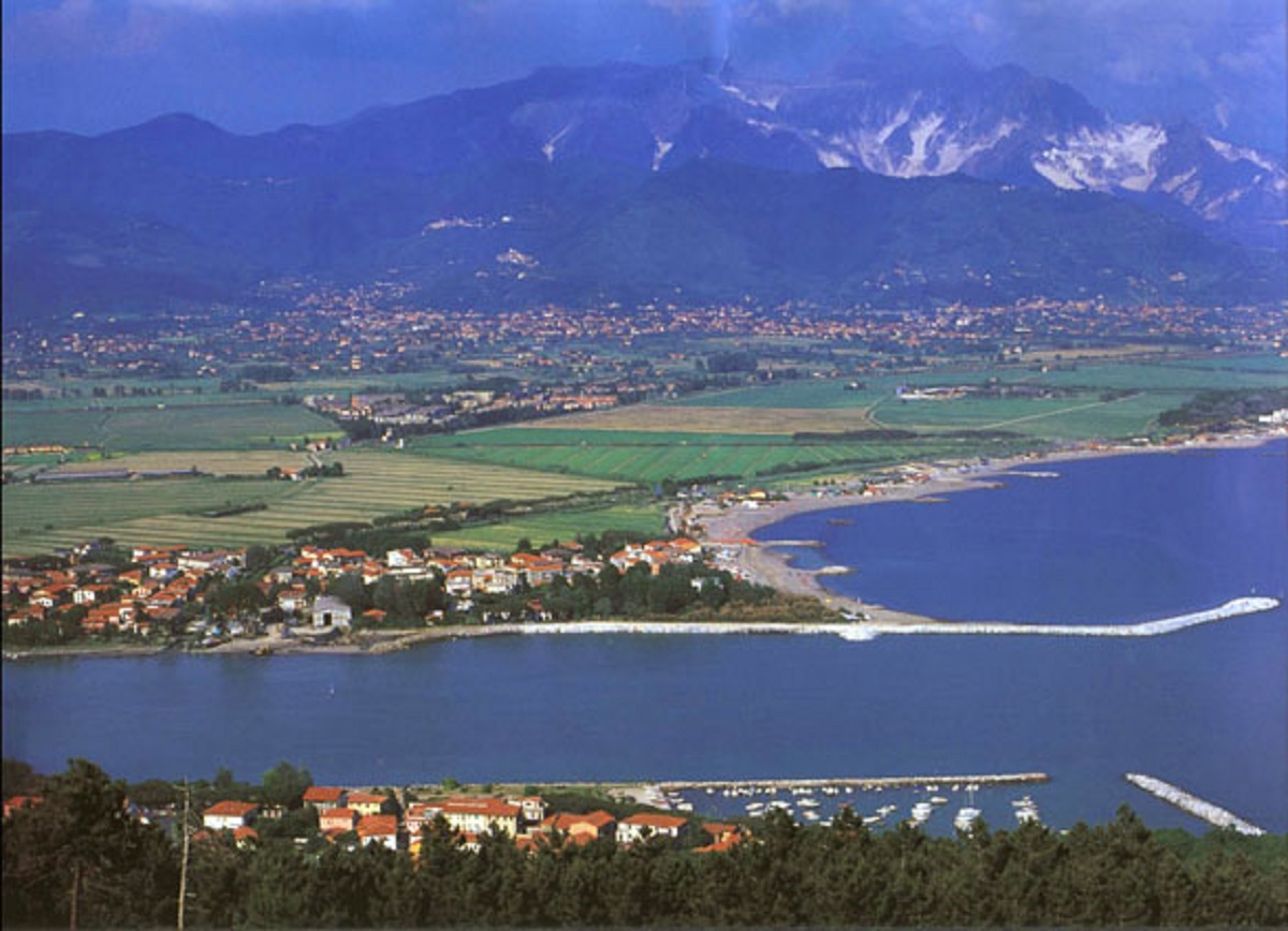 Bocca di Magra dall'alto