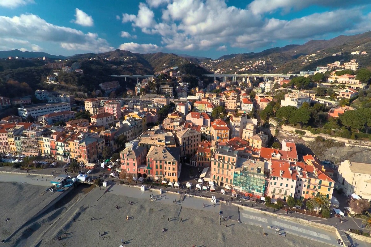 Celle Ligure dall'alto