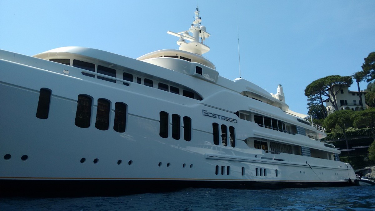 Megayacht Ecstasea a Portofino: l'unità di Abramovich