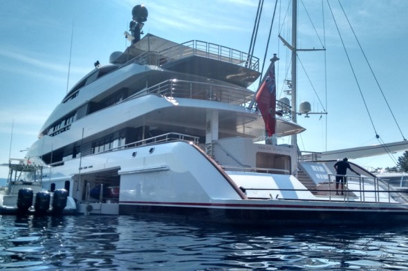 Megayacht Vanish a Portofino