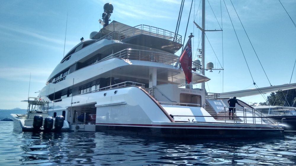 Megayacht Vanish a Portofino: che gioiello!