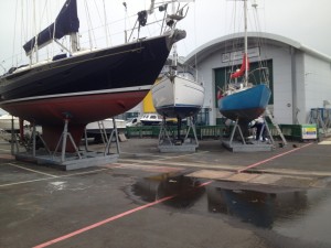 La sella per barche a vela di Navaltecnosud nella ventosissima Newport!