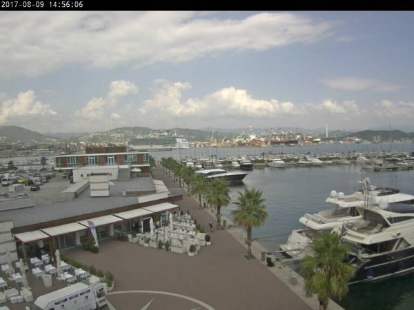 Webcam di La Spezia su porto Mirabello