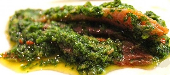 Acciughe al verde