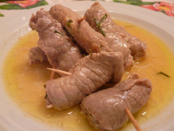 Involtini di carpaccio