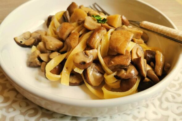 Pappardelle ai funghi porcini