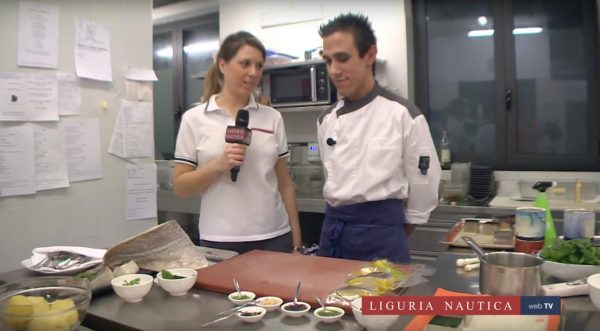VIDEO RICETTA – Baccalà  tiepido con spinacino e cipollotto
