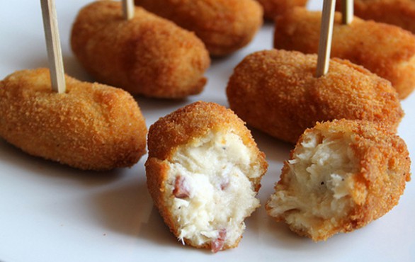 Corquette di patate e prosciutto