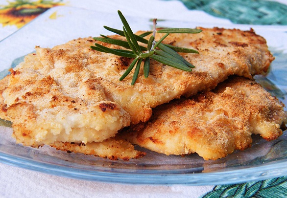 Fettine impanate non fritte