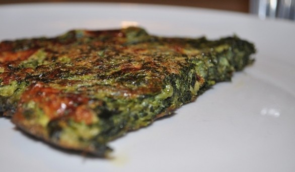 Frittata di spinaci