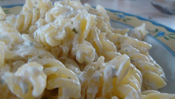 Pasta con ricotta e noci
