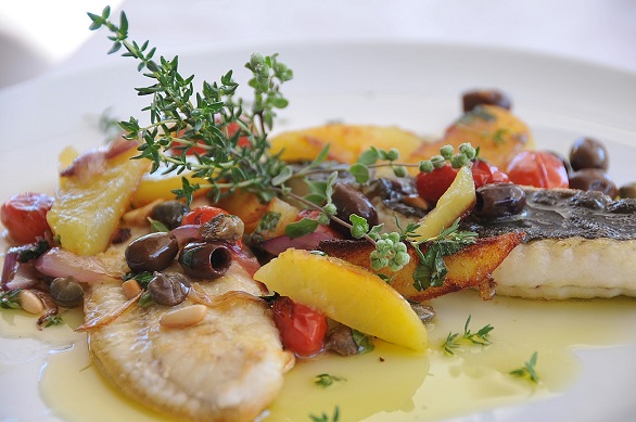 Branzino alla ligure