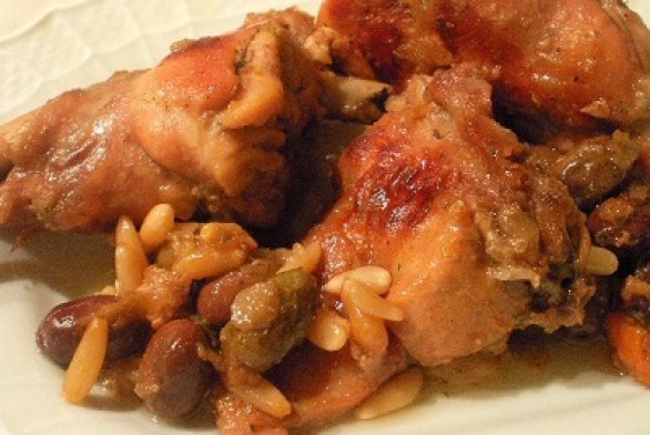 Coniglio alla ligure