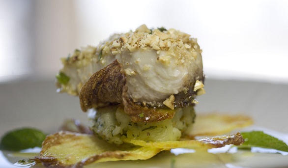 Tranci di Ricciola al pistacchio