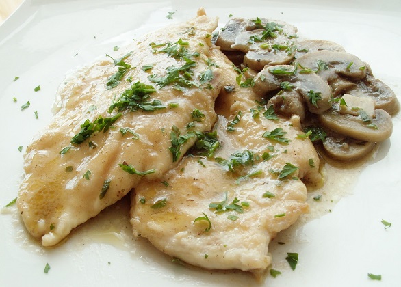 Scaloppine ai funghi