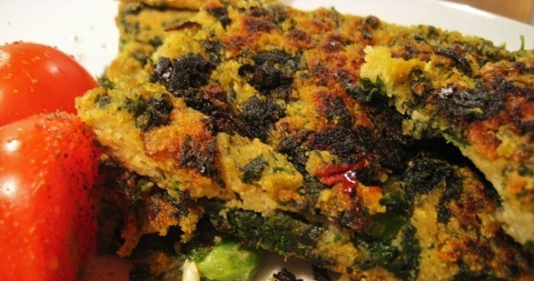Frittata ceci e broccoli