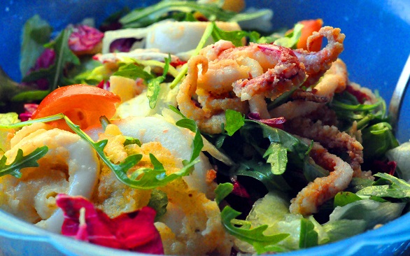 Insalatina di calamari agli agrumi