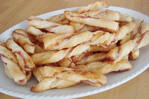 Torcioni di pasta sfoglia