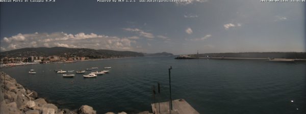 Webcam di Lavagna vista porto