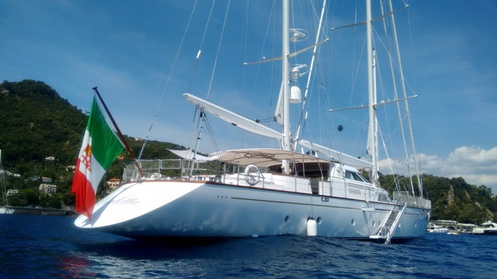 Yacht a vela Carlotta in zona Santa Margherita