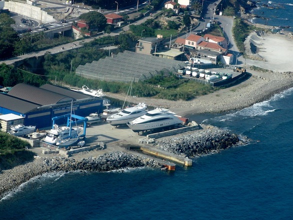 Struttura dei Cantieri del Mediterraneo, Sanremo