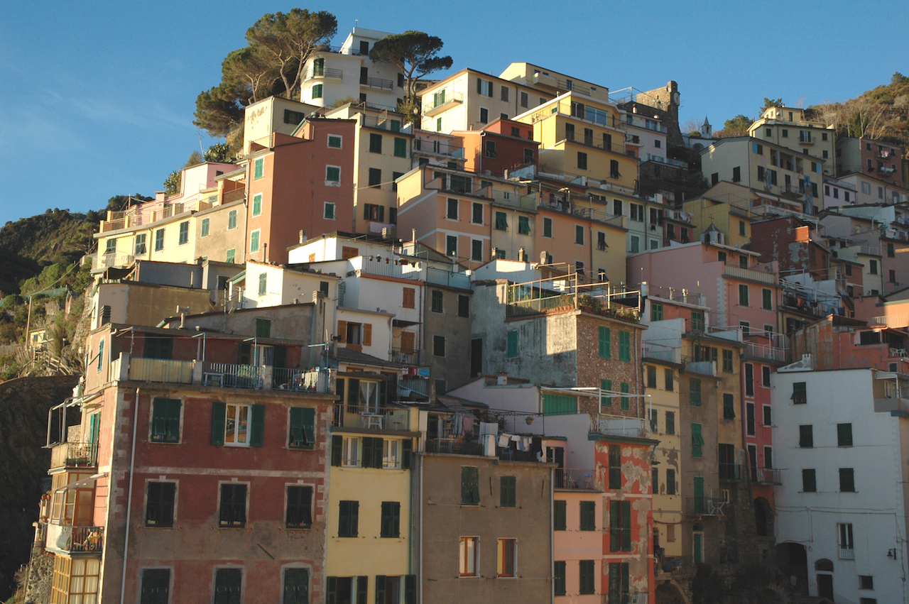 Ripresa dei colori di Riomaggiore