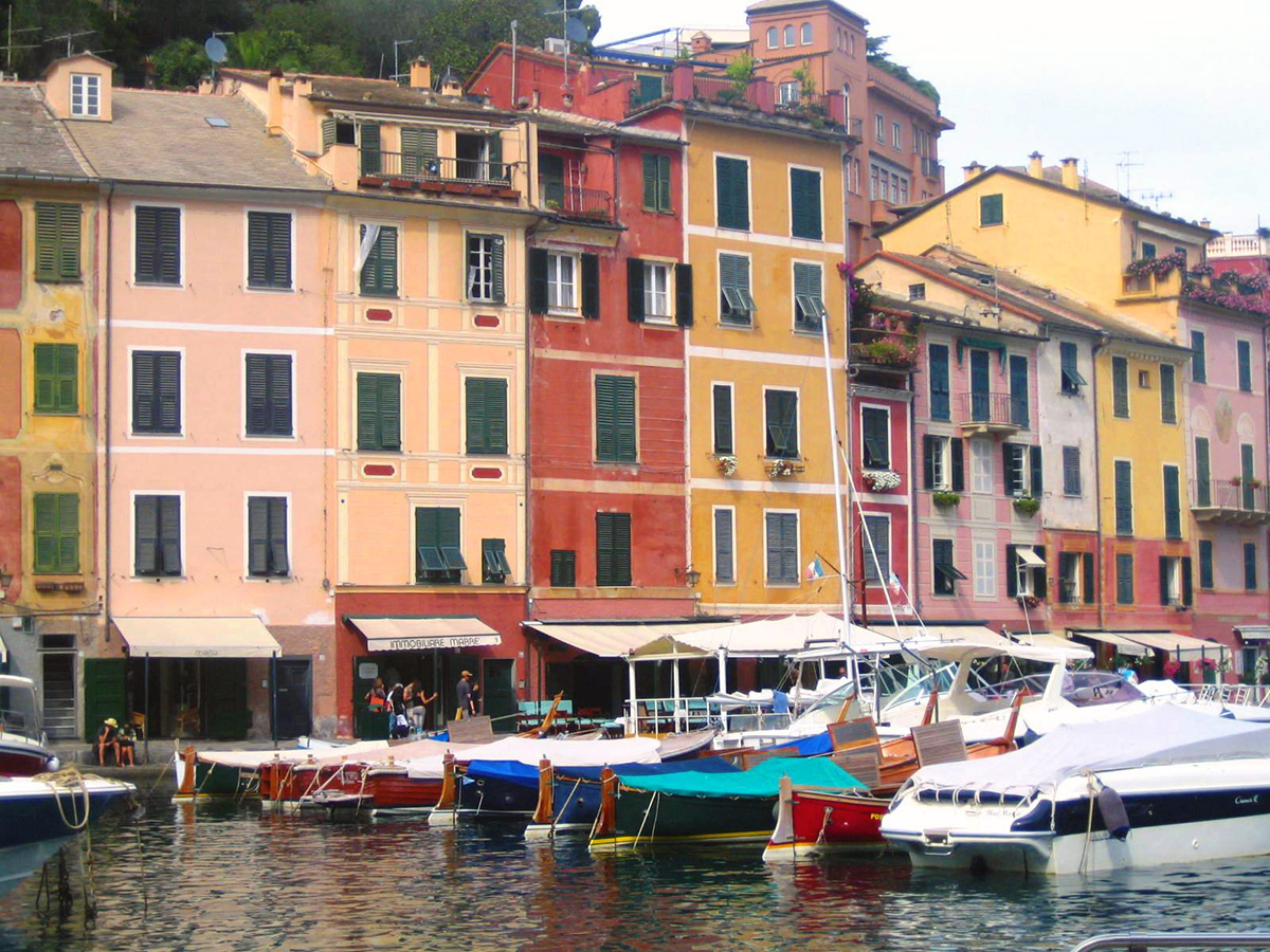 Ristorante sul mare a Portofino