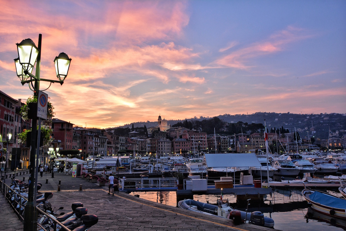 Il porto di Santa Margherita Ligure prima della mareggiata